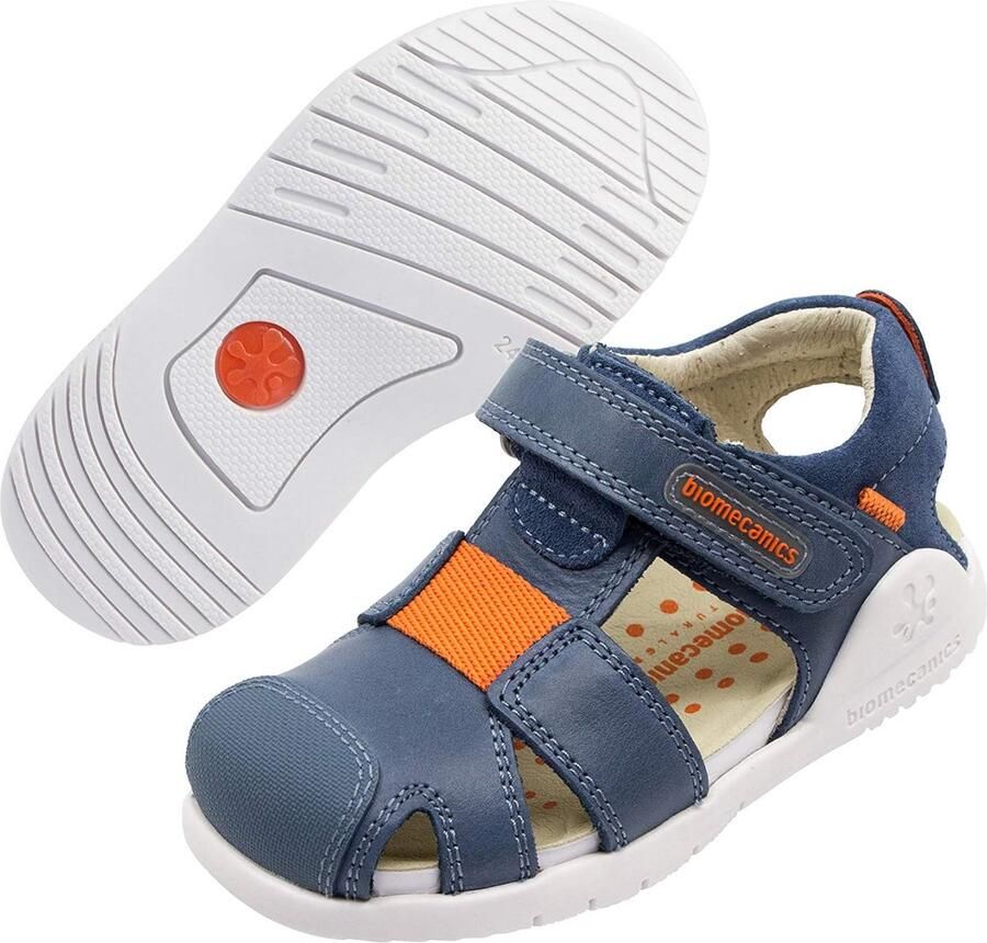 Blauwe Jongenssandalen en Slippers van Leer Comfortabele Zomerschoenen
