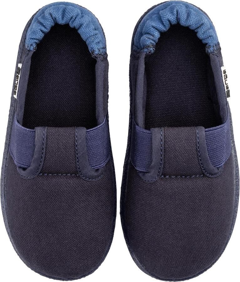 Merkloze Kinderpantoffels Donkerblauw Comfortabel & Ademend