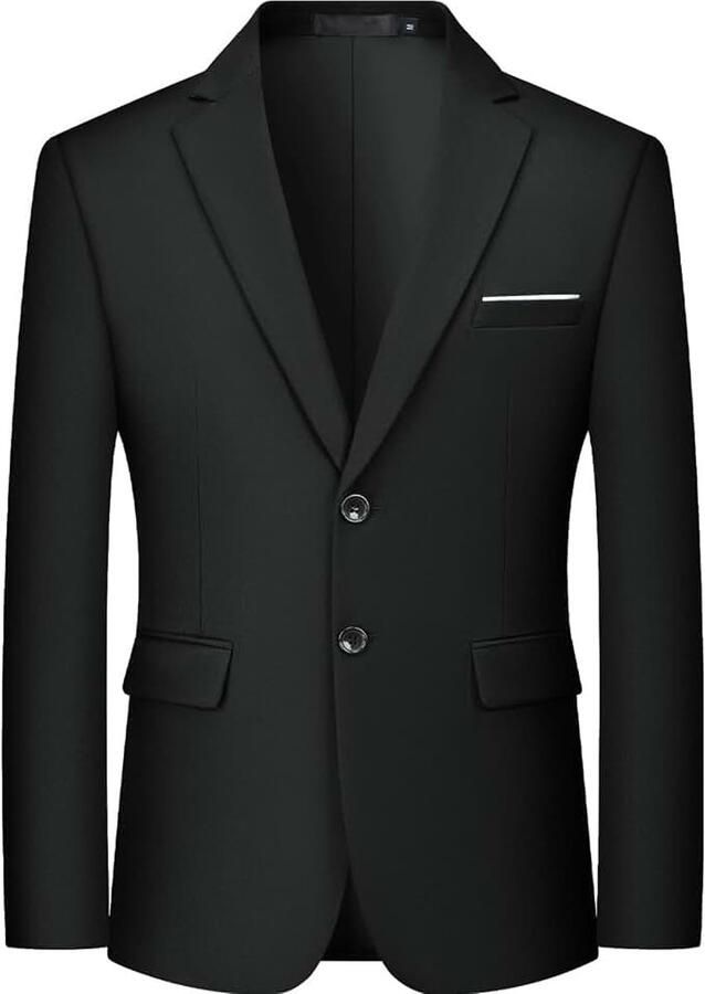 Blazer voor heren slim fit 2 knopen elegant casual licht voor business en bruiloft met revers voor zakelijk bruiloft feest blazer met reverskraag