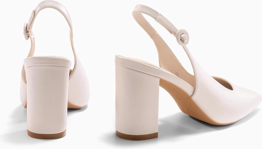 Pumps met hak en enkelbandje
