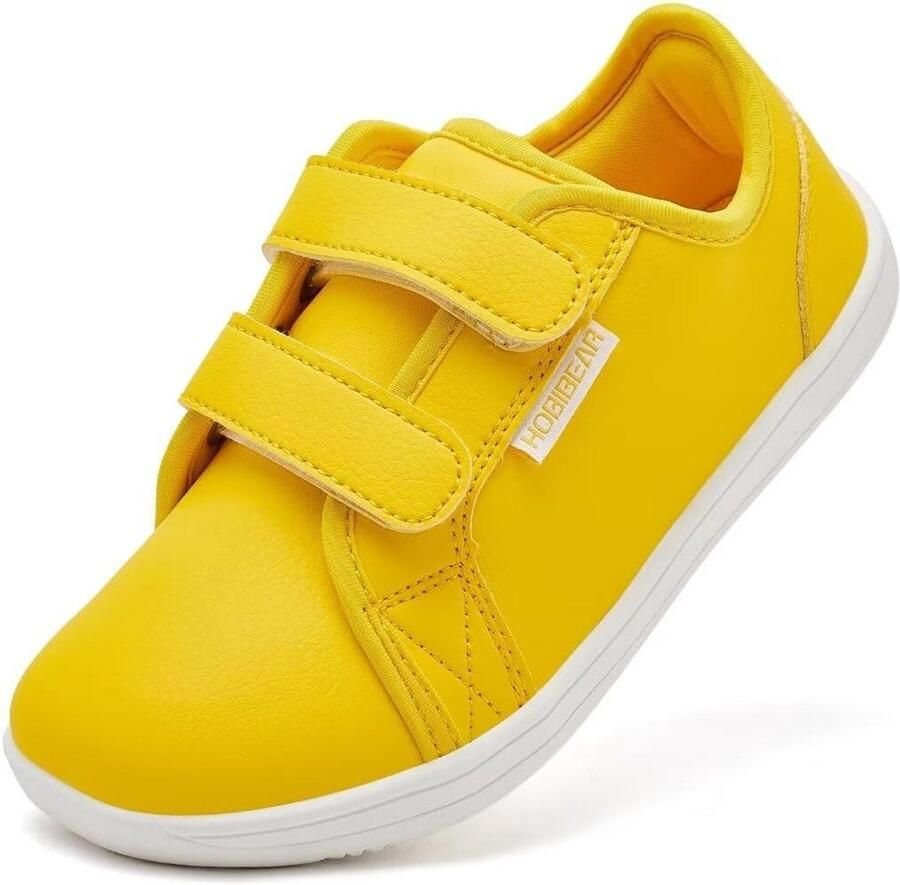 Blotevoeten Schoenen Kinderen Leer Brede Pasvorm Minimalistisch Wandelschoenen &