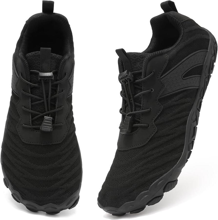 Blotevoetenschoenen & Heren: Brede Comfortabele Trail & Hardloopschoenen voor Outdoor Lopen