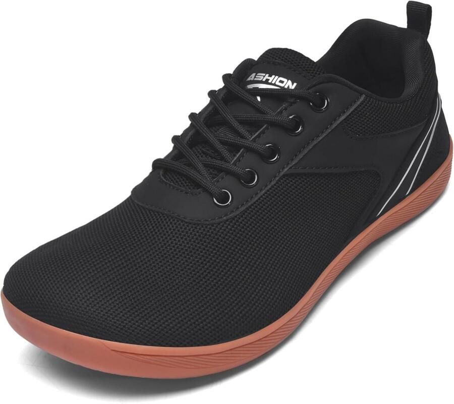 Blotevoetenschoenen Brede Pasvorm Sneakers Wandelen Trailrunnen