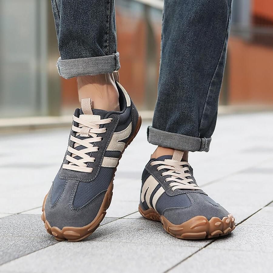 Blotevoetenschoenen met brede teenbox Zero-Drop-zool ade d en licht minimalistische outdoor vrijetijdsschoenen voor en