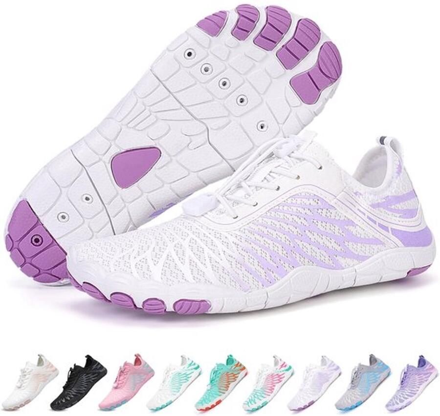 Blotevoetenschoenen Uniseks Zachte Lichte Sportschoenen Antislipzool Brede Teenbox Sneldrogende Zwemschoenen Comfortabel Ontwerp Barefoot Shoes