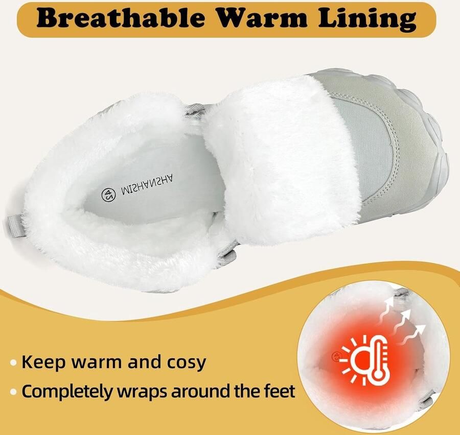 Blotevoetenschoenen voor en warm gevoerd winterlaarzen comfortabel antislip winterschoenen