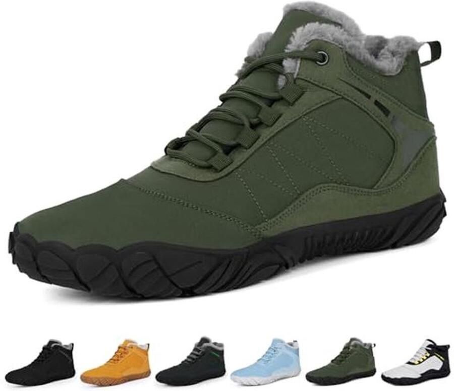 Blotevoetenschoenen voor en Warme Waterafstotende Winterschoenen met Brede Teenbox