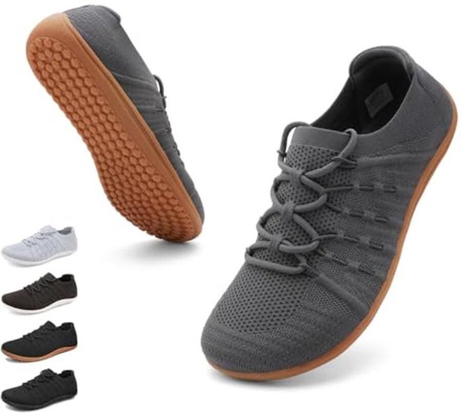 Blotevoetenschoenen voor heren Brede voeten minimalistisch geschikt voor sport en dagelijks gebruik