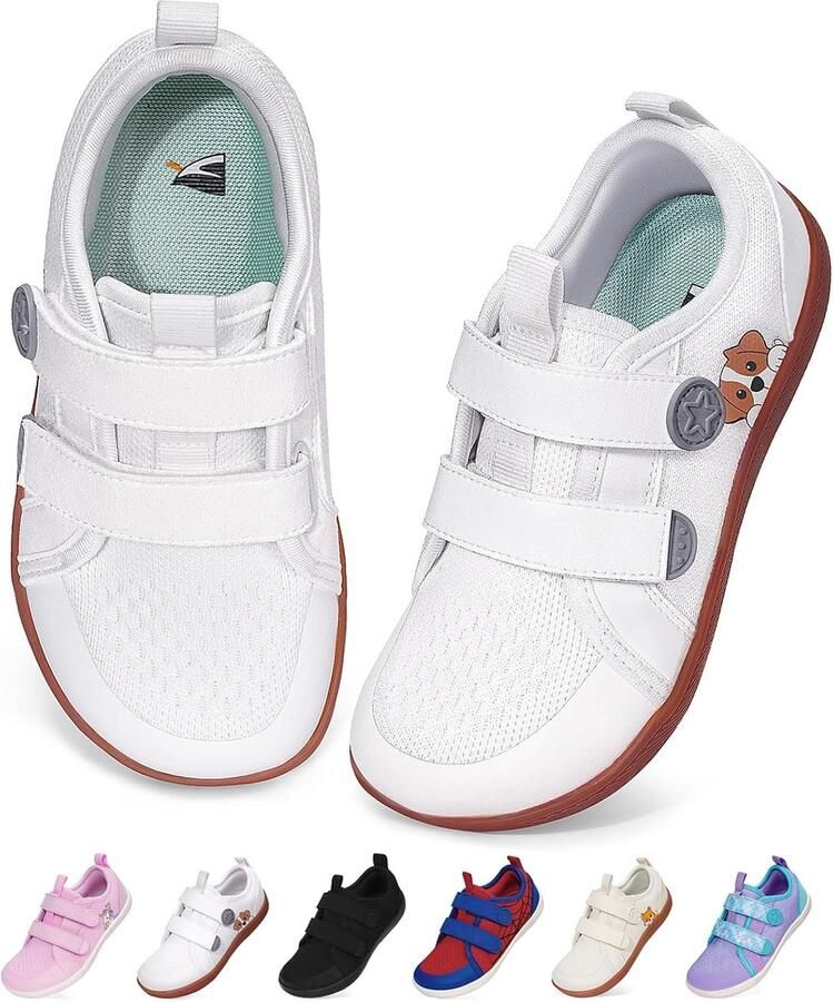 Kinderschoen voor blote voeten brede minimalistische sneakers zacht en comfortabel ShopVlot