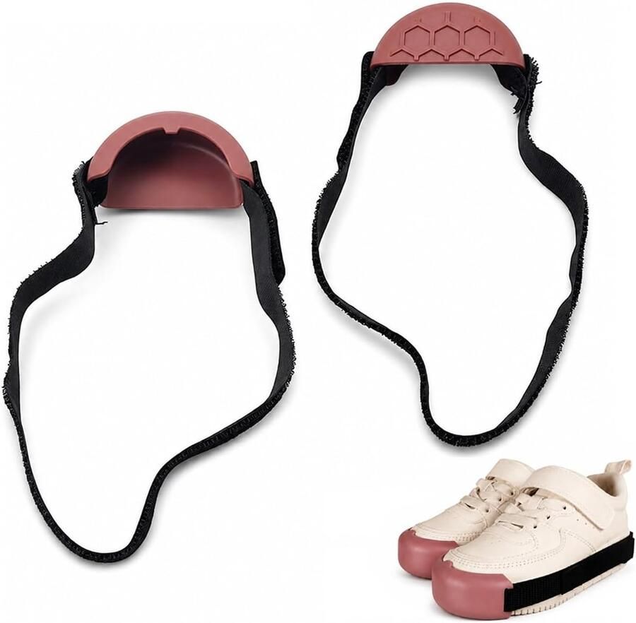 Bobbycar schoenneus voor sneakers stofroze 2 stuks teenbescherming voor gymschoenen ShopVlot