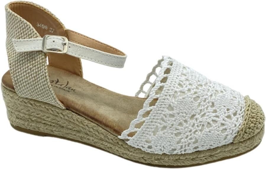 Boho Chic Platform Espadrilles met Sleehak voor Dames