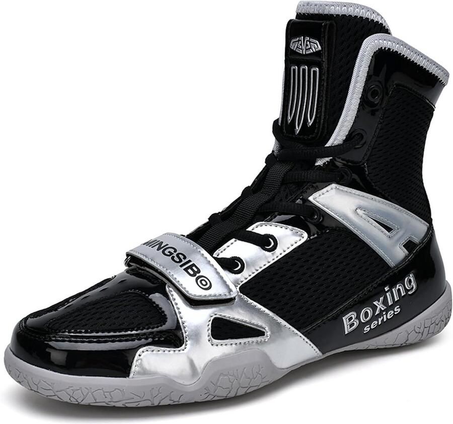 Boksschoenen voor Heren Ademend en Lichtgewicht Trainers voor Vecht- en Sportsporten