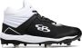 Boombah Mens Viper PRO Molded Cleat Mid Black White - Thumbnail 1