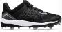 Boombah Mens Viper Pureknit Metal Cleat Black Charcoal - Thumbnail 3