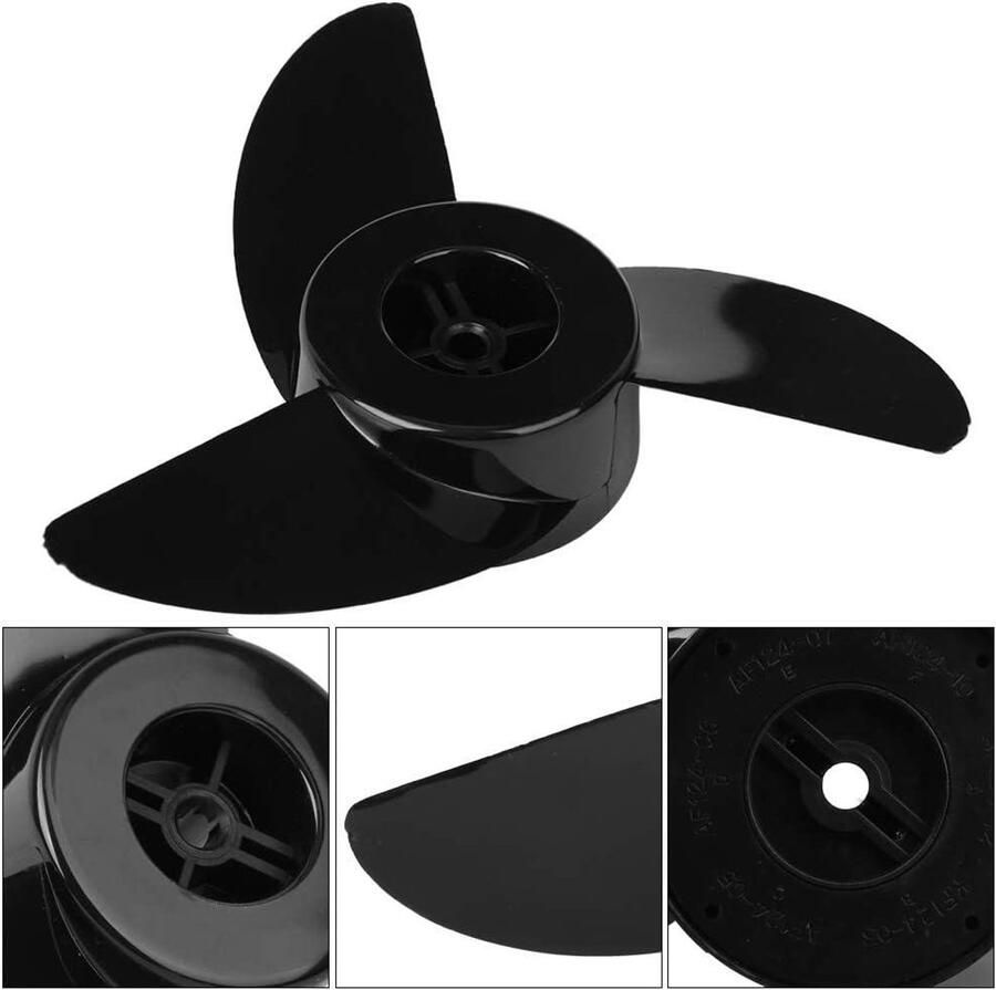 Boot Helice met 3 Bladen Scheepsmotor Propellers Compatibel met [Merk] T54 Zwarte Bootaccessoires voor Haibo-model QP05013A Helice Geschikt voor motorboten