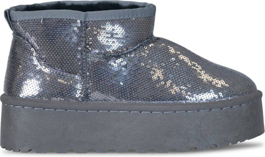 Autry Metallic Finish Sneakers met Borduurdetails
