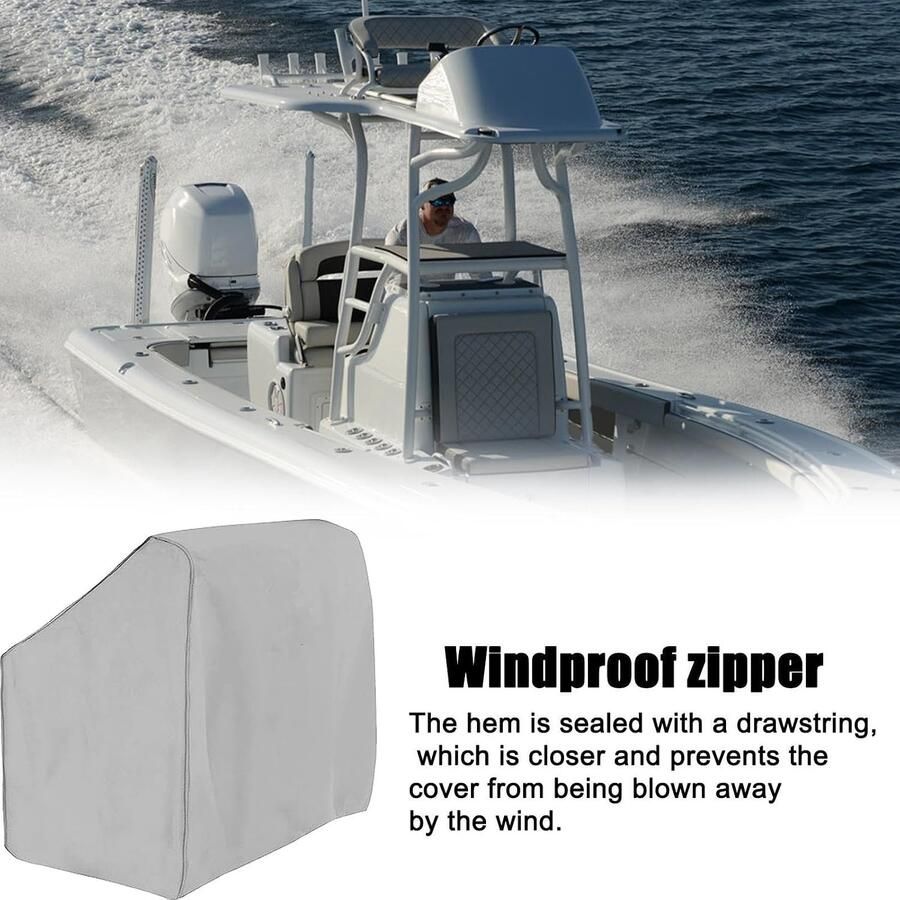 Boot middenconsole hoezen met trekkoord 600D Oxford zonwering