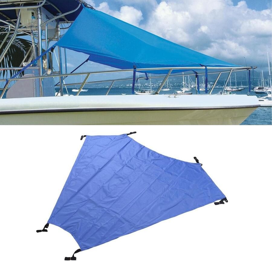 Boot T Top Boot T Top Bow Shade 600D Oxford Stof Waterdichte Winddichte Hoes 6x7.5ft Zonnescherm voor Varen Strandreizen en Kamperen (8' X 9 5') (8' X 9 5')