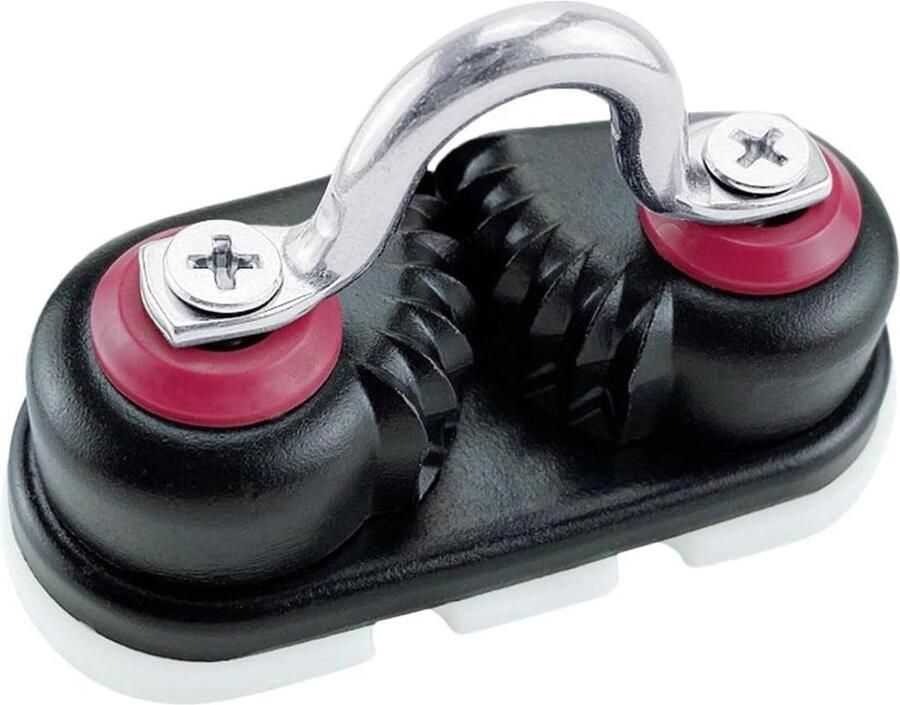 Boot Touw Schoenplaatje Dock Touwplaat Veilig Aanleggen Aluminium Legering 8.5 x Zwart Rood