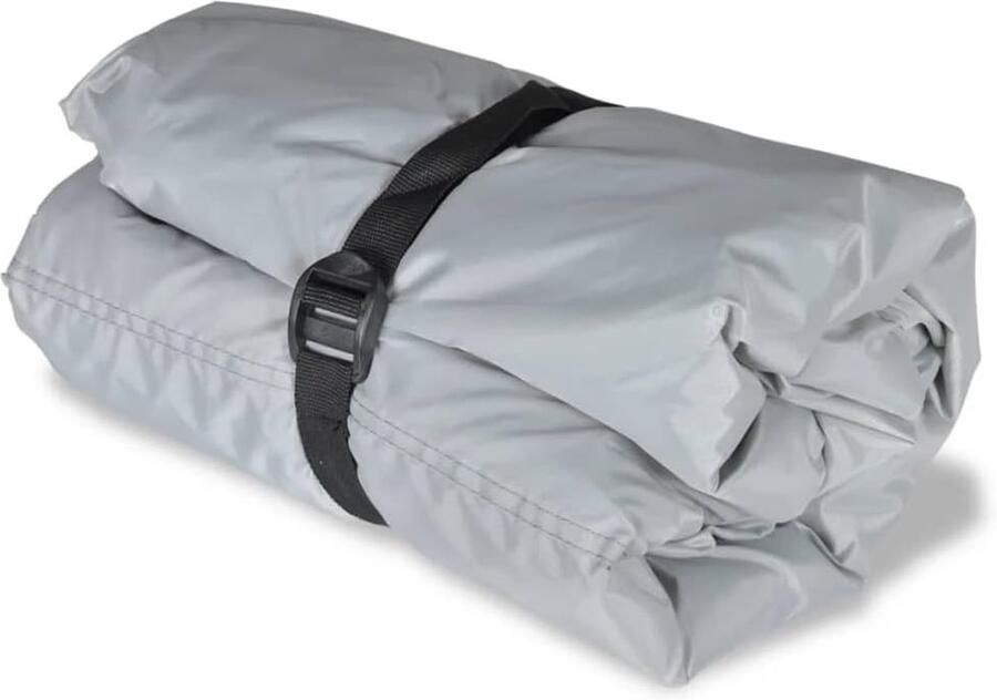 Bootafdekking set van 2 grijs 427- lengte breedte bootzeil van polyester voor bescherming bij opslag en transport