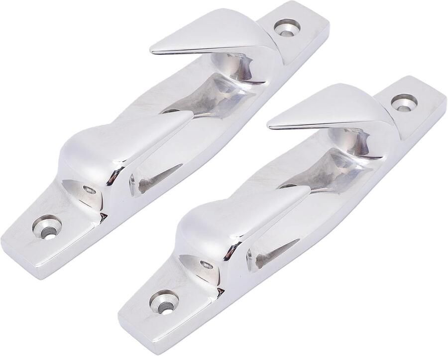 Bootboegblokken Schoenplaatjes Dekbeslag Veilig Afmeren 316 Roestvrij Staal 6 Inch Zilverkleurig