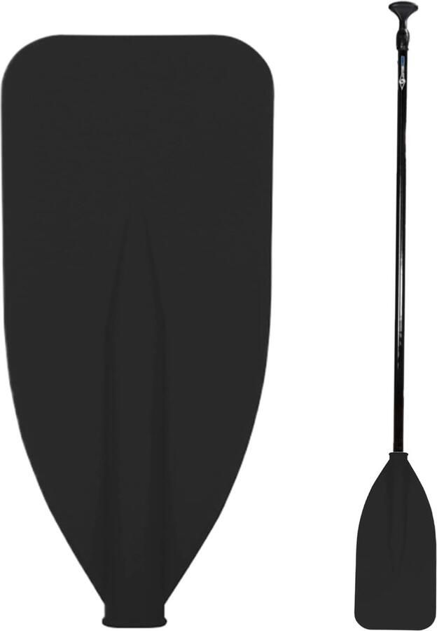 Bootpeddels Peddel Set Water Sport Robuuste Aluminium Buis Verstelbaar Zwart