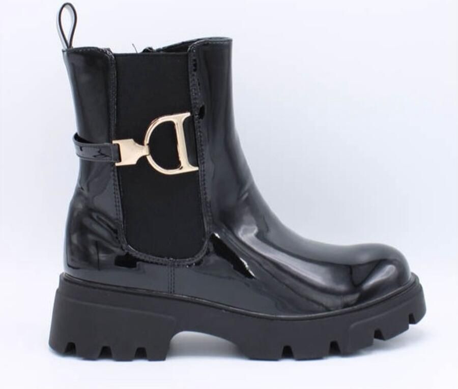 Boots DeeDee Zwart Lak