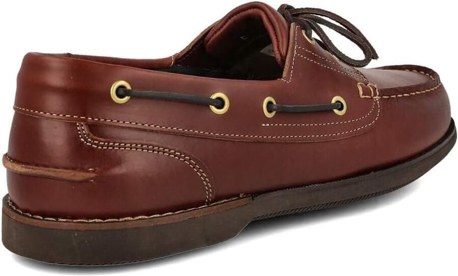 Bootschoenen Mocassin Sport Casual voor Heren. Grote 47 48. Geolied Leer. Rubberen Zool. Met of Zonder Veters. Bruin Swart en Marine