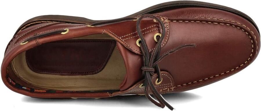 Bootschoenen Mocassin Sport Casual voor Heren. Grote 47 48. Geolied Leer. Rubberen Zool. Met of Zonder Veters. Bruin Swart en Marine