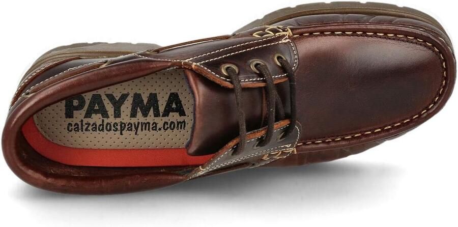 Bootschoenen voor Heren Mocassins 3-ogen Klassieke Veterschoenen. Geoliede Seahorse Leder. Rubberen Zolen. Lederen veters. Bruin Blauw en Zwart