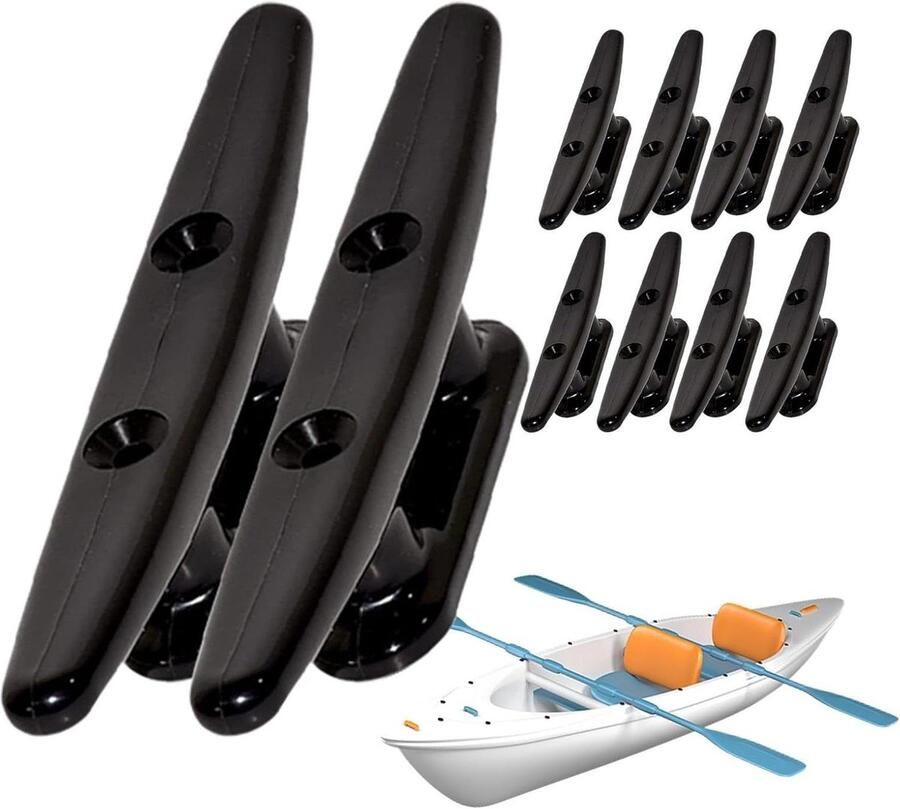 Bootschoenhaken Nylon Dek Hardware Boot Afmeren Duurzaam Lichtgewicht Zwart