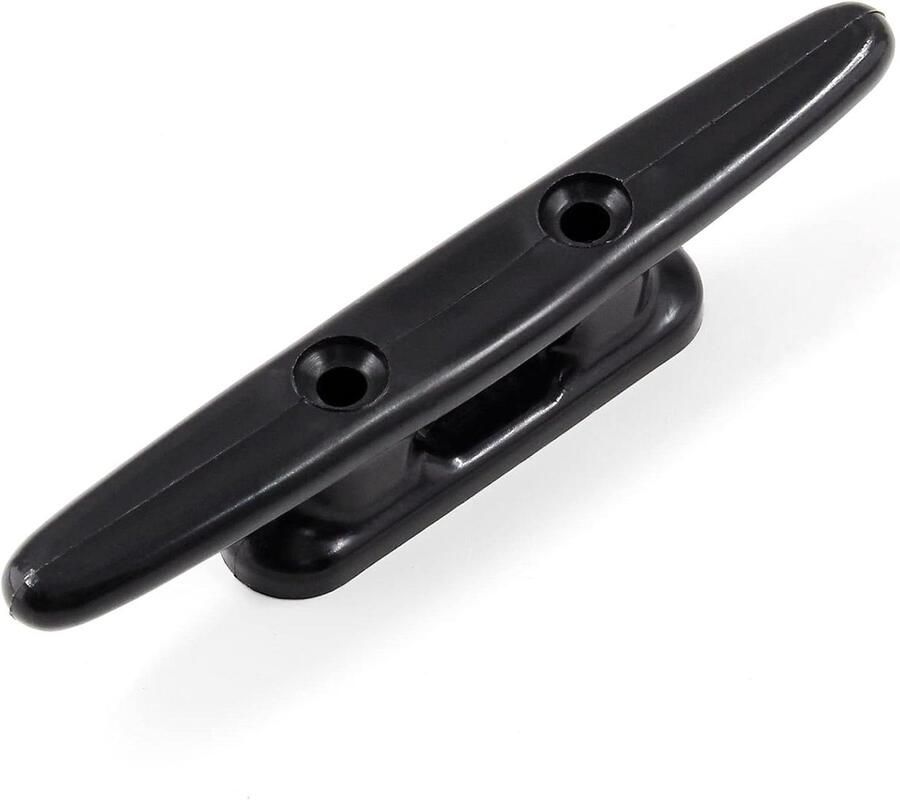 Bootschoenplaatjes Kayak bootdock Watersport aanleggen Nylon materiaal 150mm lengte Zwart