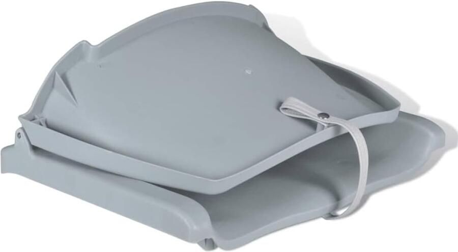 Bootstoelen set van 2 inklapbaar kunststof grijs 41 x 51 x bootstoel rugleuning bootaccessoires voor open boten