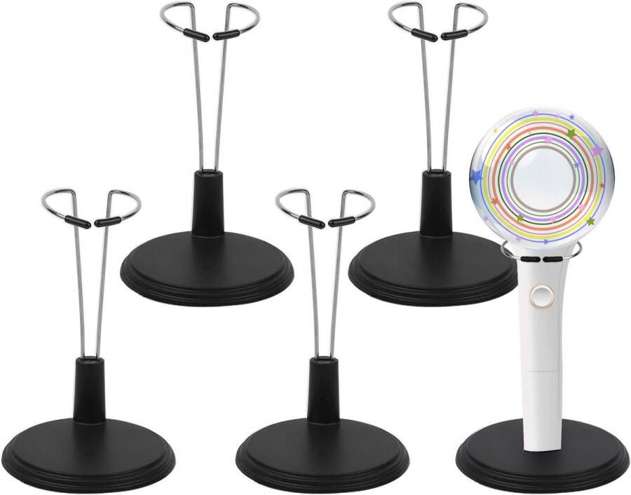BOXOB 5 Stuks Lightstick Stand Kpop Lightstick Ondersteuning Display Rack Poppenstandaard Houder Geschikt voor de Meeste Merken en Minipoppen