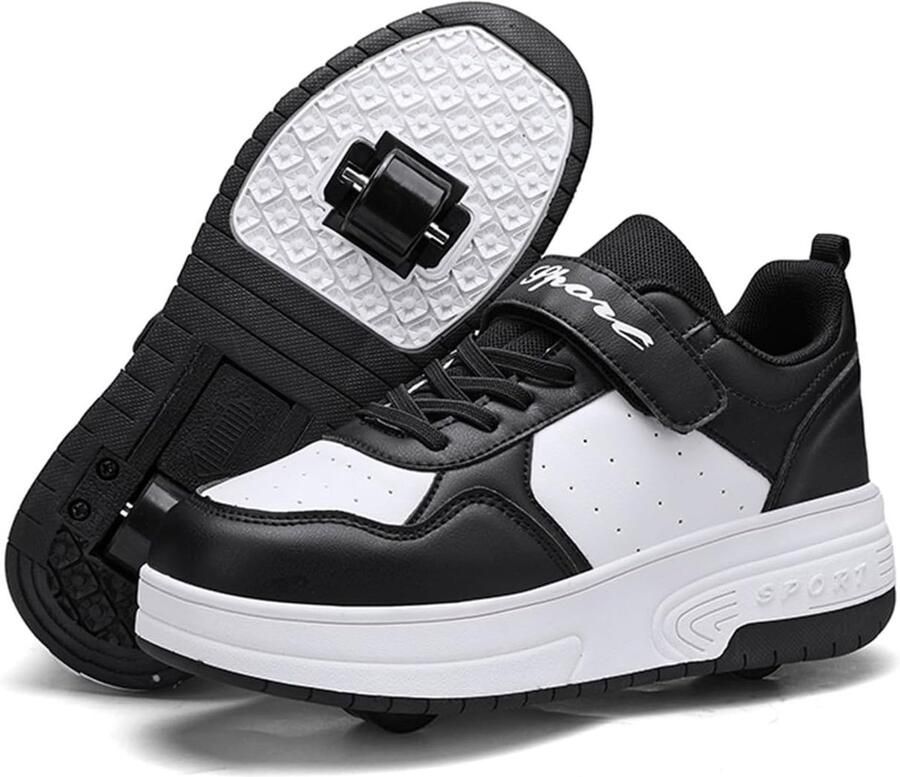 en Outdoor Schoenen met Uittrekbare Wielen 2-in-1 Roller Skates en Gym Schoenen voor Actieve Kinderen