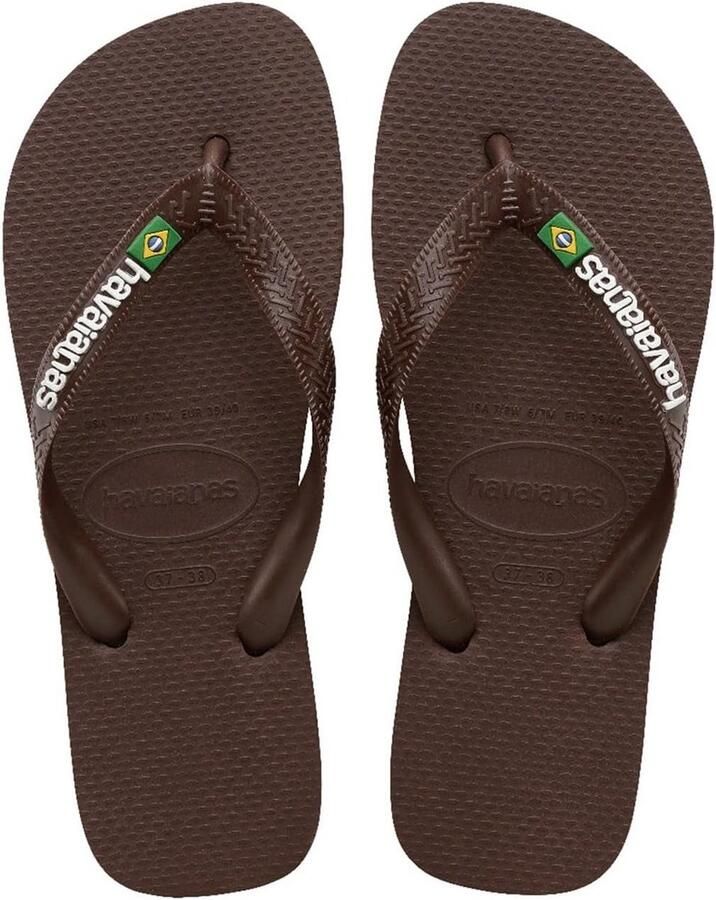 Brazil Logo Teenslippers Unisex Comfortabele Zomersandalen voor Volwassenen