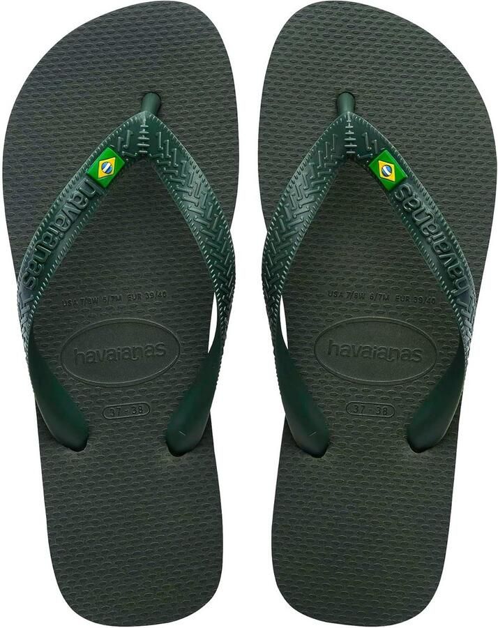 Braziliaanse Teenslippers Rubberen Zool Zomer