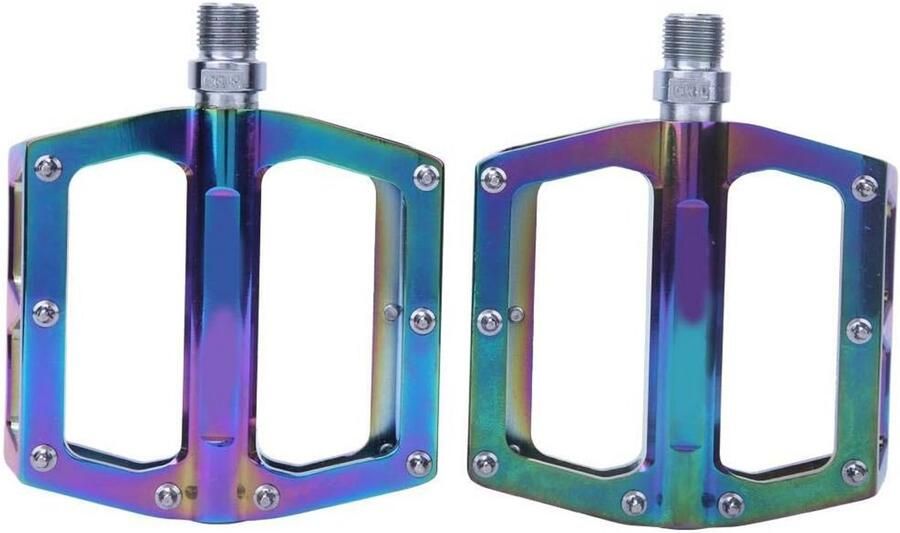 Brede Fietspedalen van Aluminiumlegering voor Racefiets en Mountainbike Kleurrijk