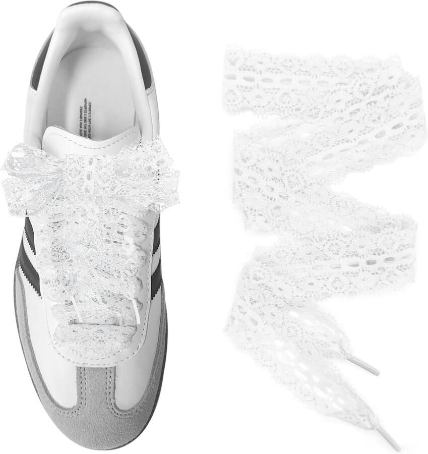 Brede Kanten Rand Veters voor Sneakers Platte Zachte Stoffen Lint Schoenveters voor DIY Knutselen Mode Decoratie