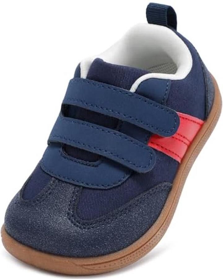 Brede Kinderschoenen voor Jongens Antislip Zacht en Lichtgewicht Loopschoenen