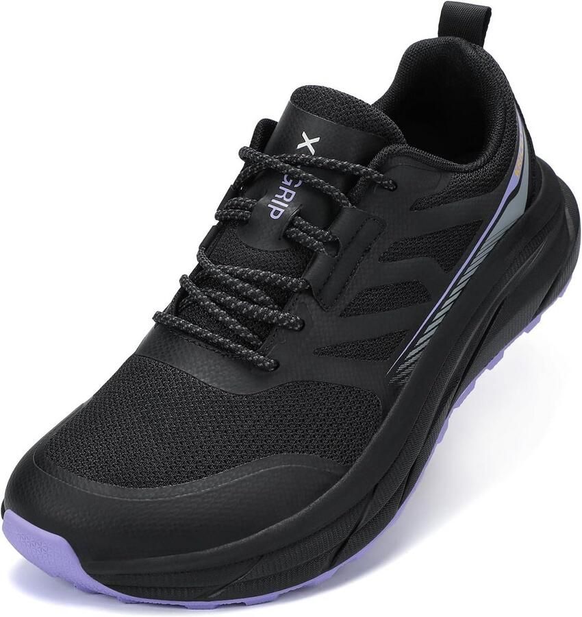 Comfortabele Wandelschoenen Heren Ademende Trailrunningschoenen met Brede Pasvorm en Goede Steun