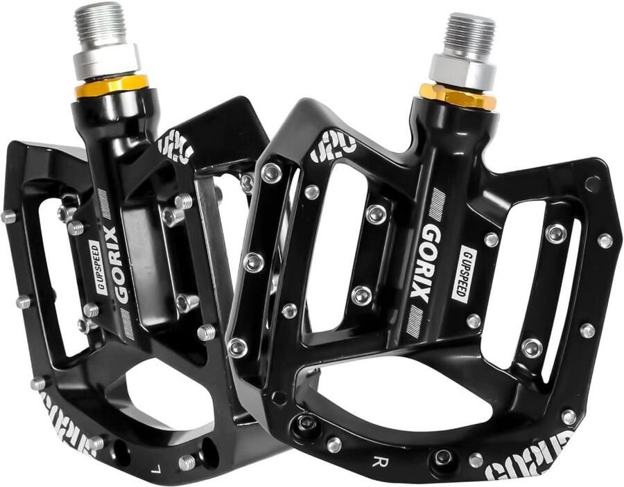 Brede Platte Fiets Pedalen Lichtgewicht met Antislip Spikes voor Mountainbike en Racefiets