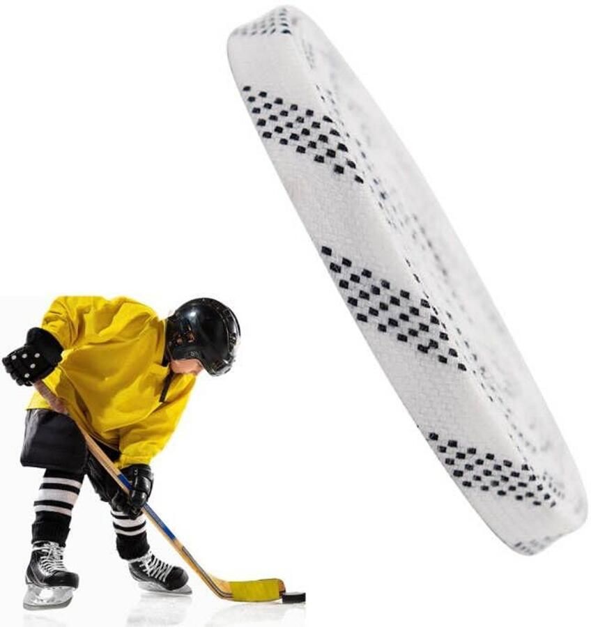 Brede platte veters voor ijshockeyschaatsen Gewaxte scheurvaste sneaker veters in wit