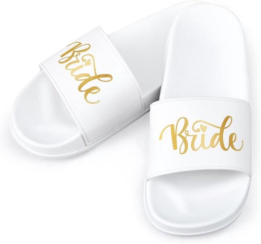 Bruidsslippers Duurzaam Comfortabel PVC Organza Tas Geschikt voor Bruiloft Huwelijks Slippers