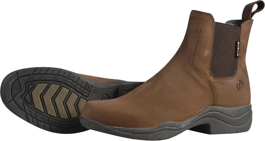 Bruine Dames Laarzen met Vochtafvoerend Voetbed en Elastische Enkel