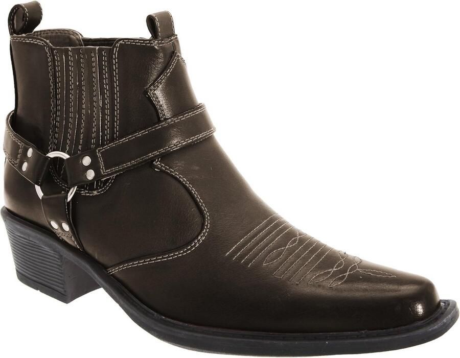 Stijlvolle Heren Cowboylaarzen met Blokhak