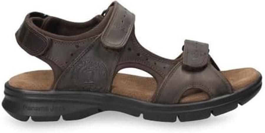 Bruine leren sandalen voor heren perfect voor outdoor avonturen