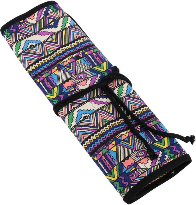 Brush Holder Roll Up Brush Bag Case Artist Paint Brush Roll Canvas Pencil Case for Acrylic Watercolor Oil Draw Pen Brush