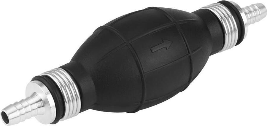 Byshayne- Handbrandstofpomp Rubber Metaal Brandstofoverdracht Vacuüm Pomp Handprimerpomp Accessoire 10 mm Aansluiting Brandstofpomp