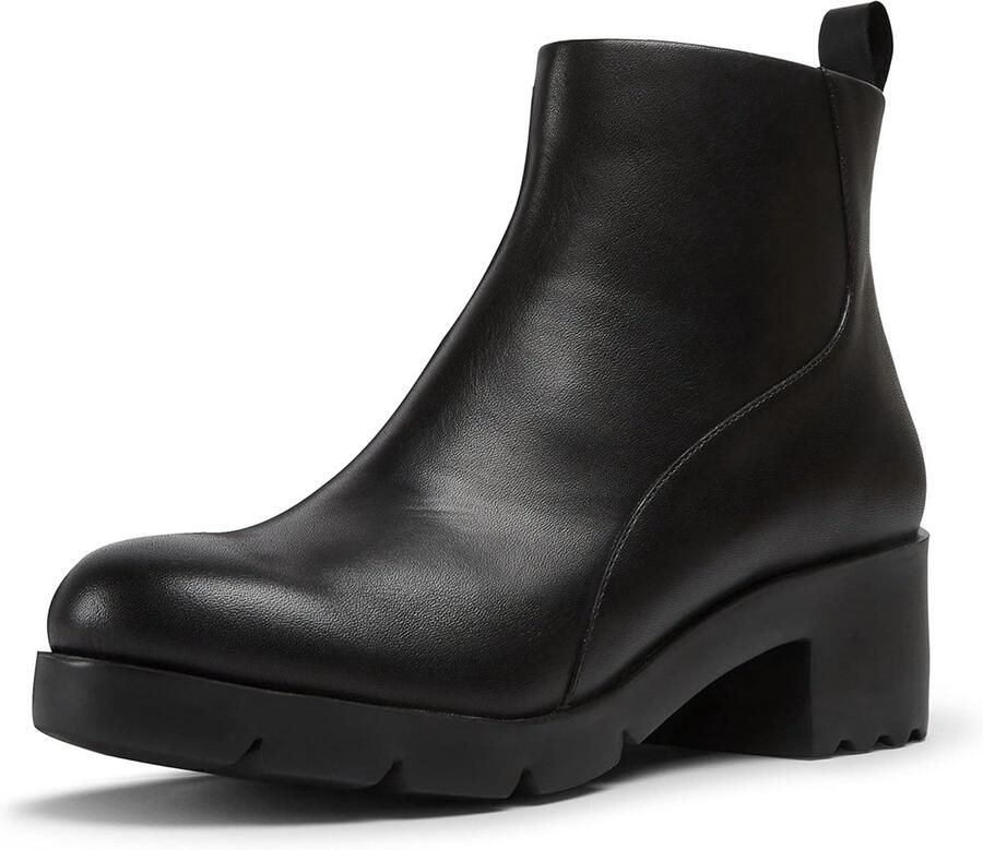 Camper Wanda K400228 Dames enkellaars met metalen rits en logo